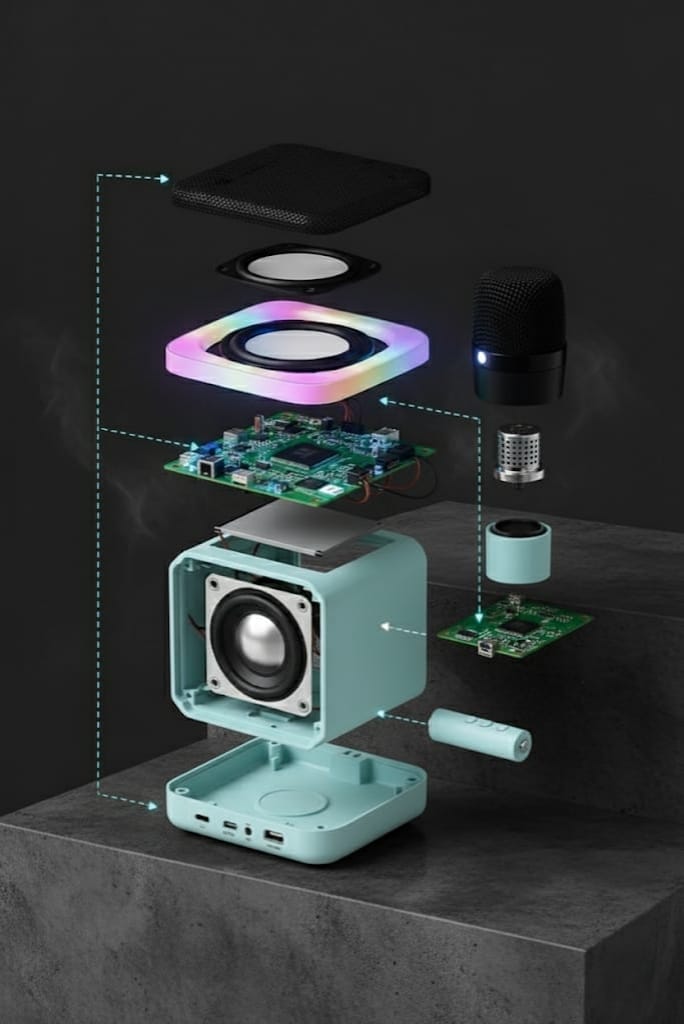 Karaoke Speaker Set P8 – Powerful Sound, Modern Design