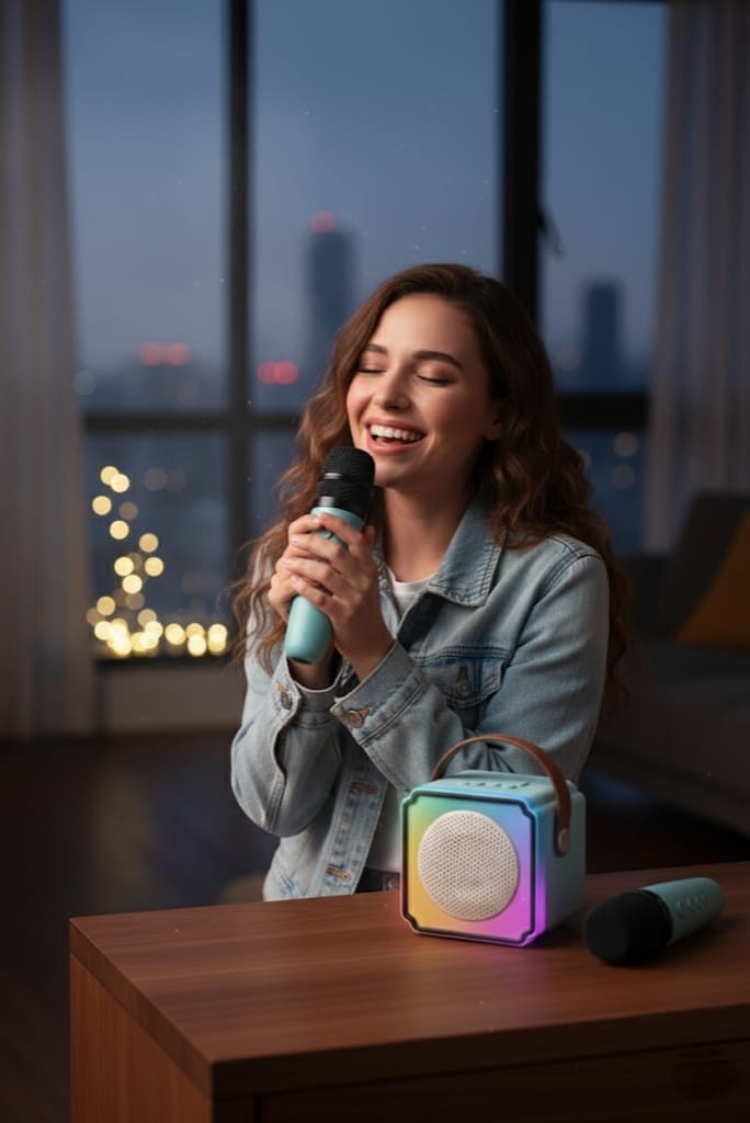 Karaoke Speaker Set P8 – Powerful Sound, Modern Design